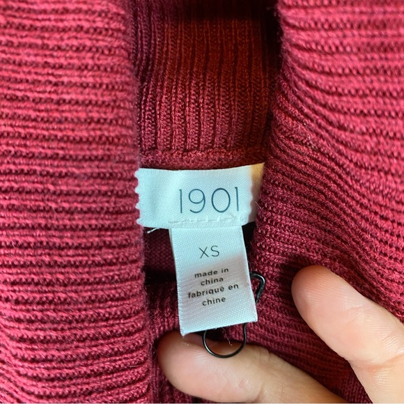1901 Merino Wool Blend Turtleneck Sweater NWOT - Picture 4 of 6